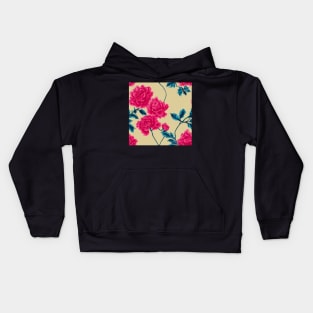 Rococo floral pattern, model 12 Kids Hoodie